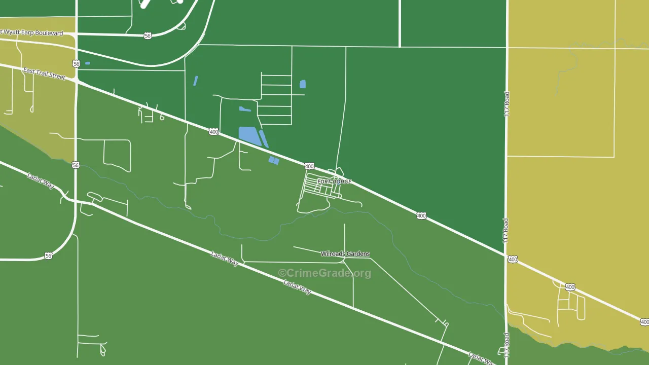 67843, KS Map of Vehicle Theft Rates