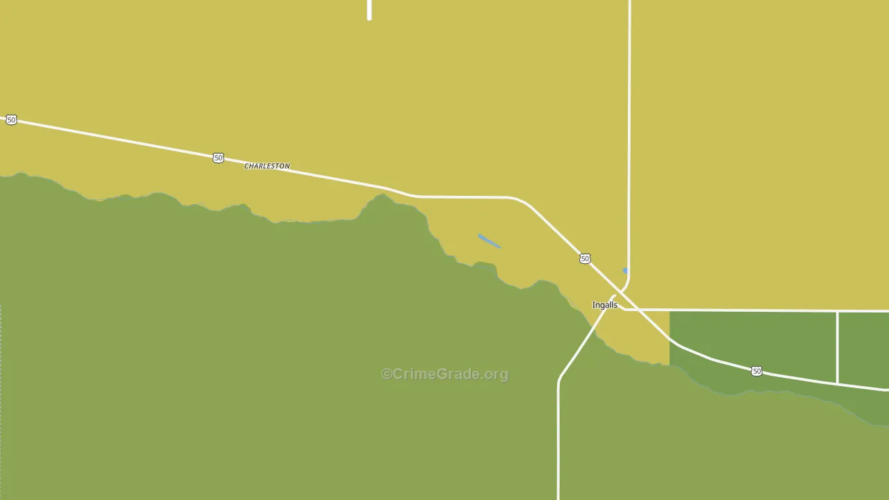 67853, KS Map of Vehicle Theft Rates