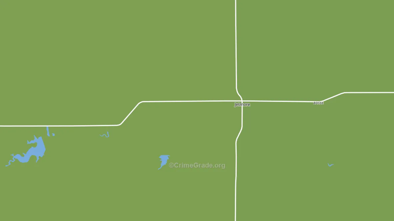 67854, KS Map of Vehicle Theft Rates