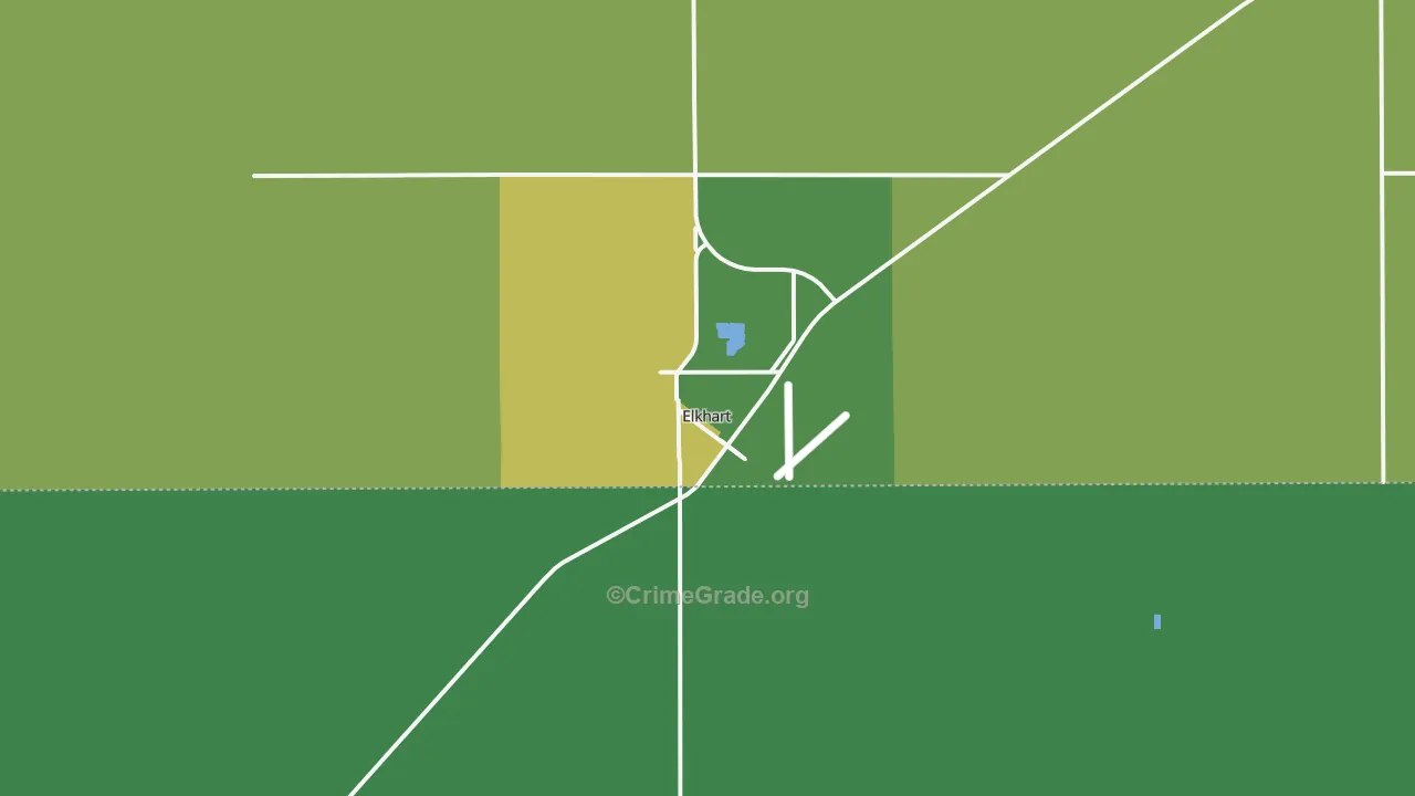 67950, KS Map of Vehicle Theft Rates
