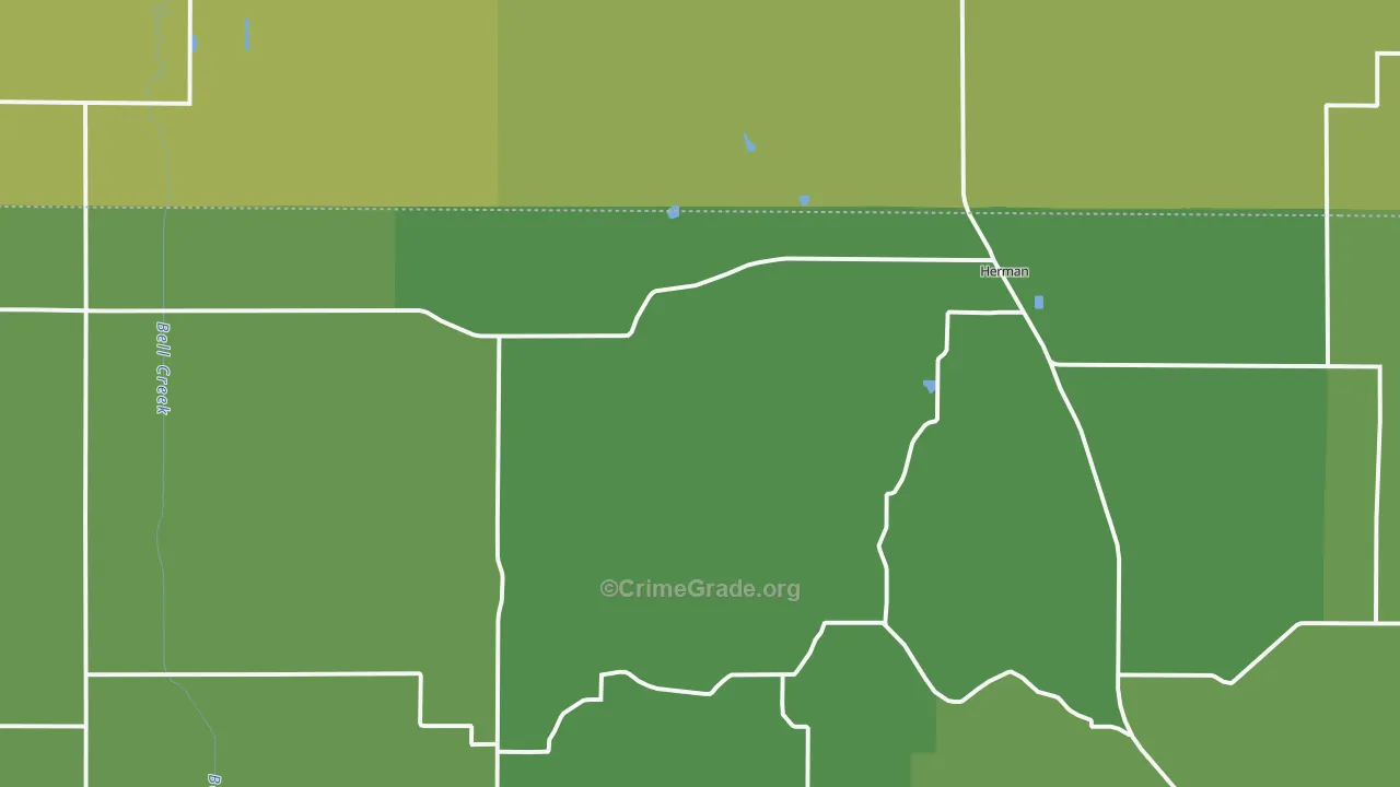 68029, NE Map of Vehicle Theft Rates