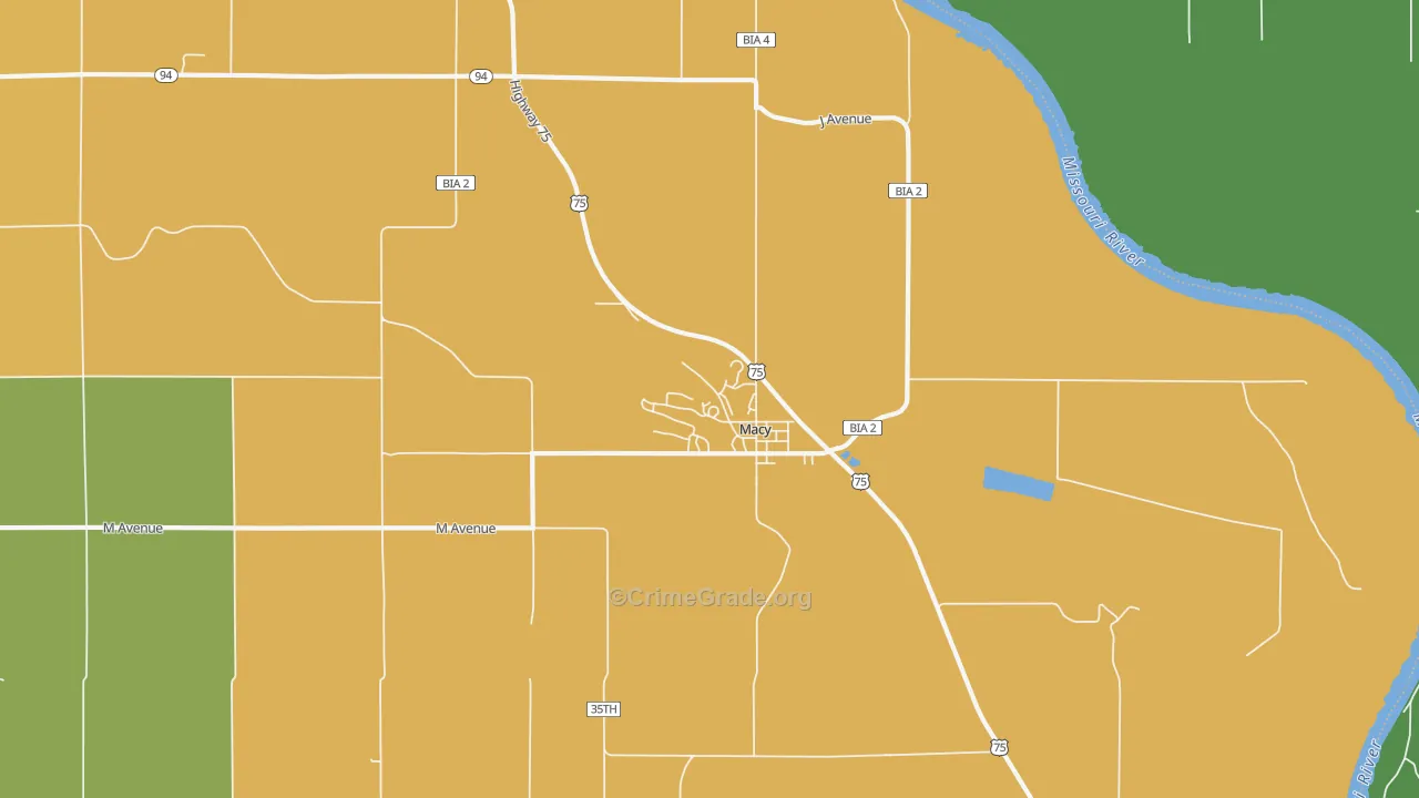 68039, NE Map of Vehicle Theft Rates