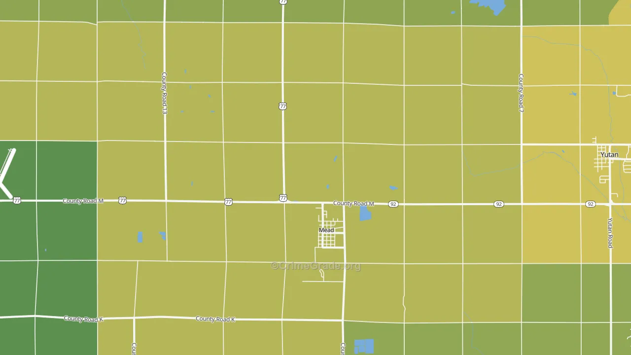 68041, NE Map of Vehicle Theft Rates