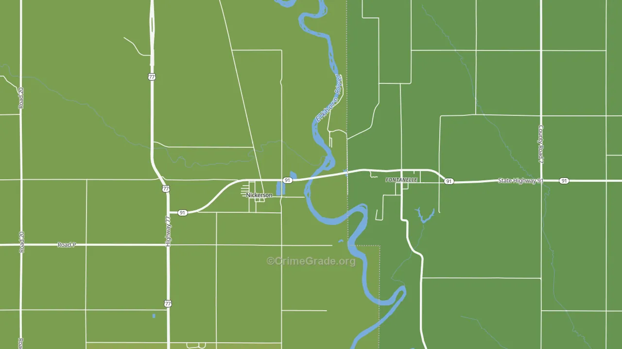 68044, NE Map of Vehicle Theft Rates