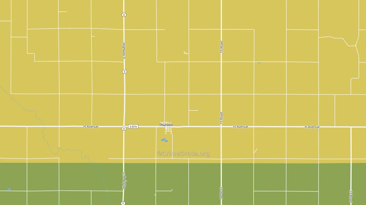 68062, NE Map of Vehicle Theft Rates
