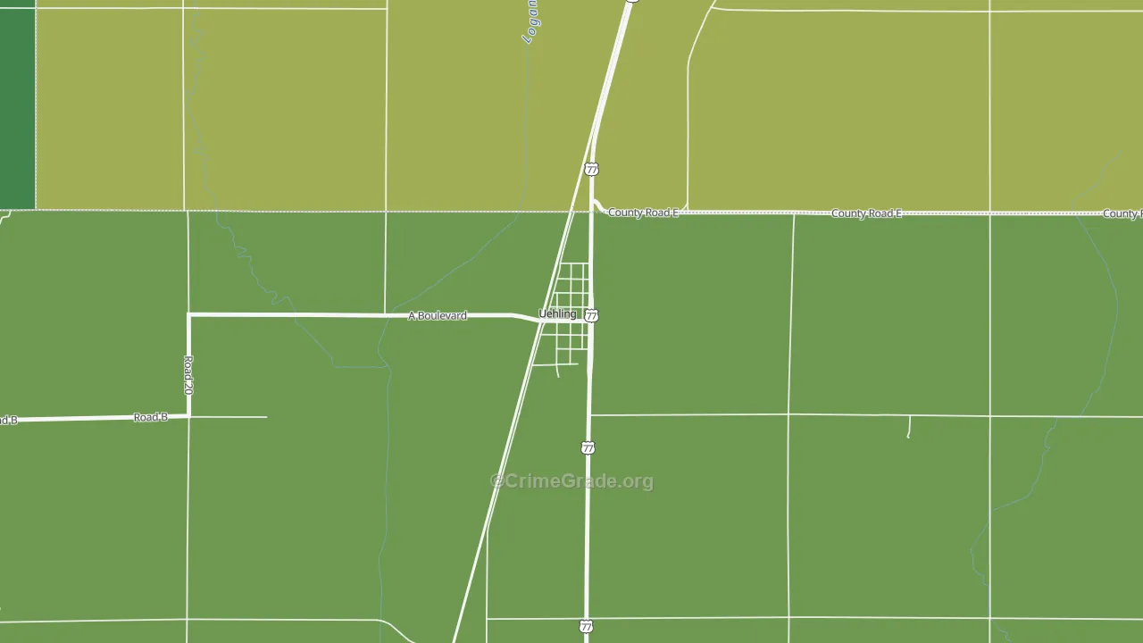 68063, NE Map of Vehicle Theft Rates