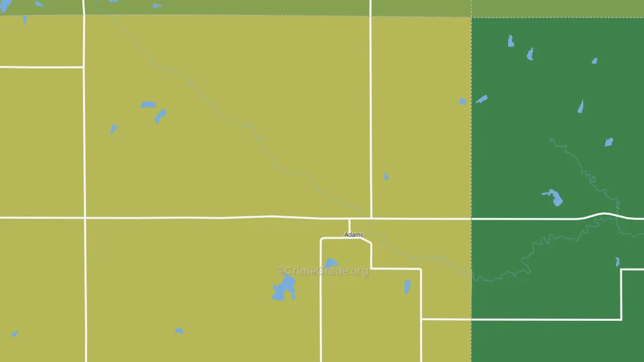 68301, NE Map of Vehicle Theft Rates