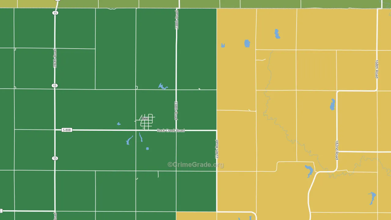68314, NE Map of Vehicle Theft Rates