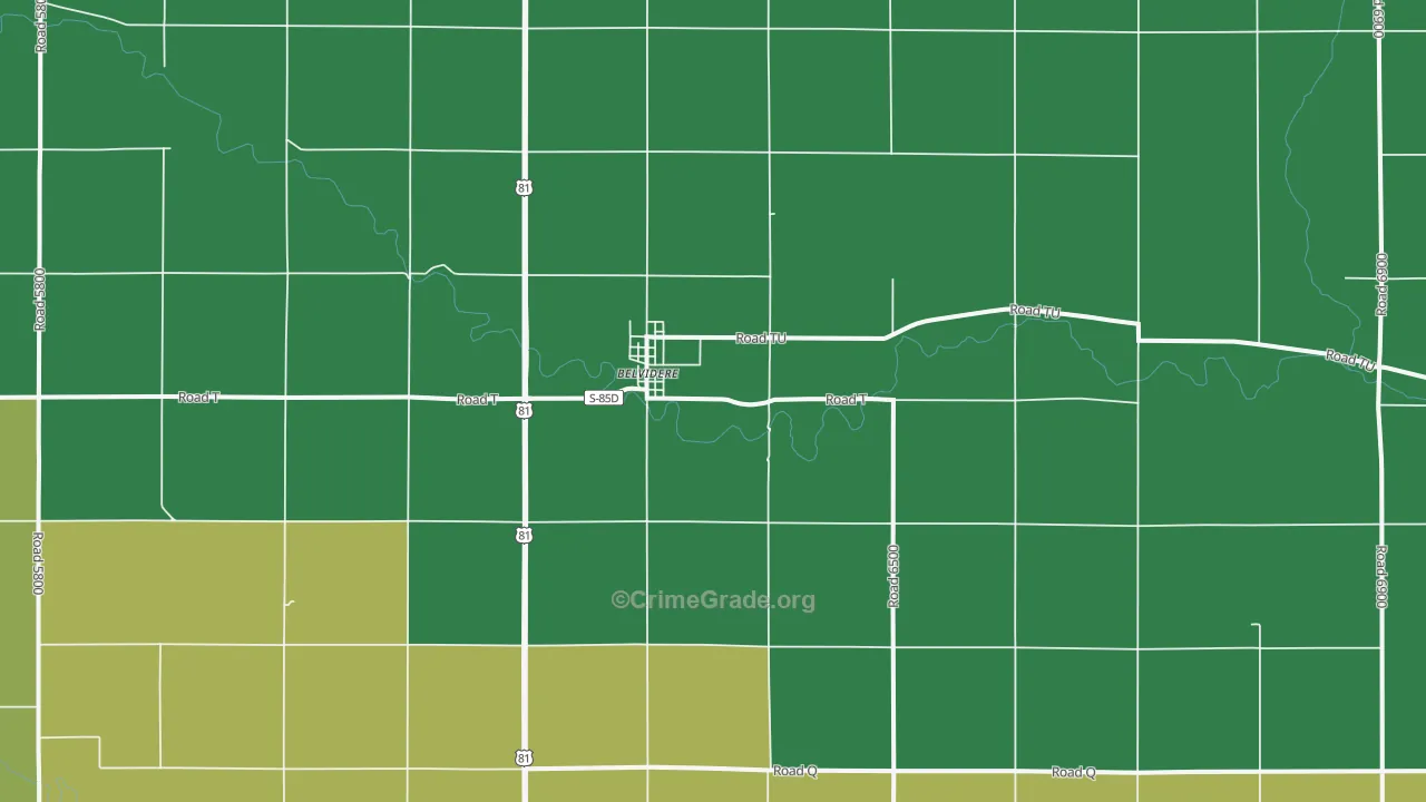 68315, NE Map of Vehicle Theft Rates