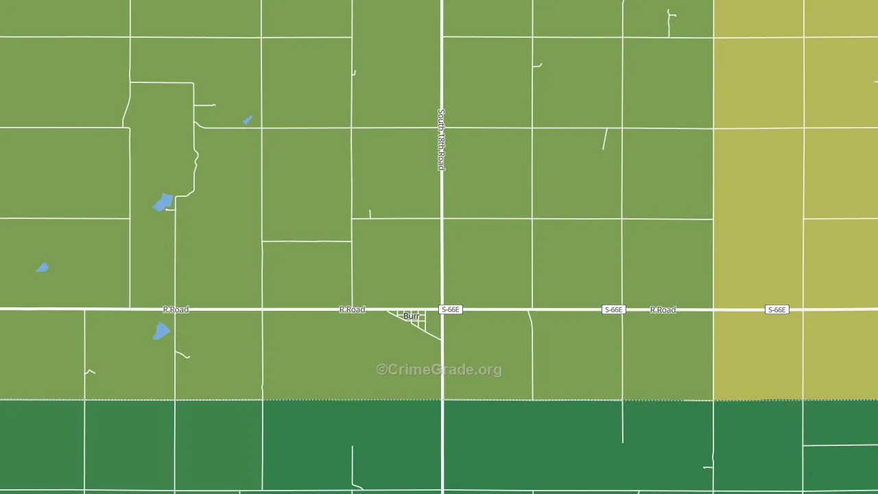 68324, NE Map of Vehicle Theft Rates