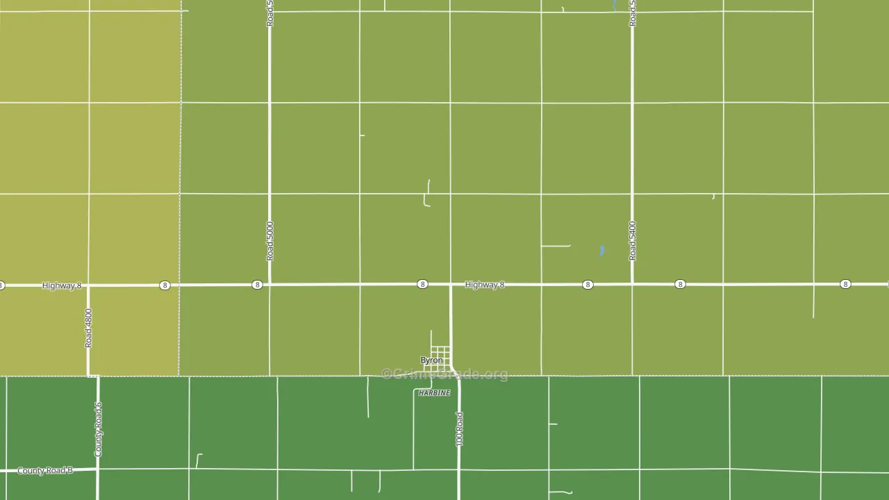 68325, NE Map of Vehicle Theft Rates