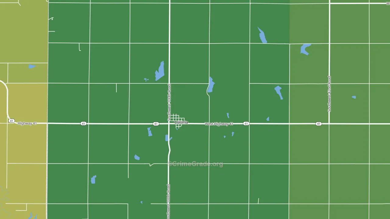 68328, NE Map of Vehicle Theft Rates