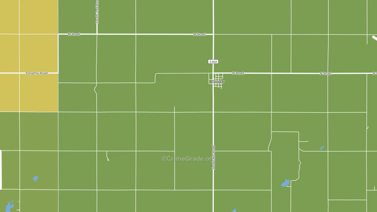 68344, NE Map of Vehicle Theft Rates