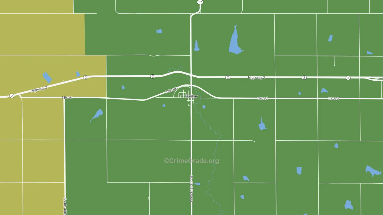 68346, NE Map of Vehicle Theft Rates