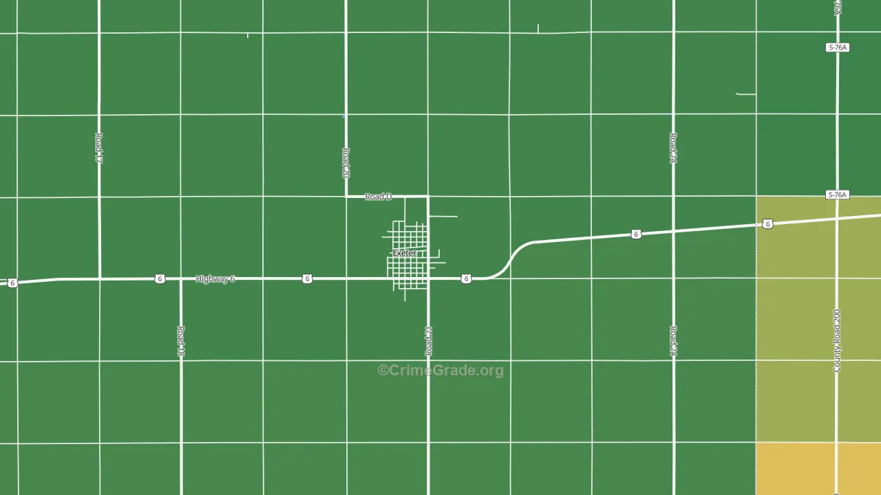 68351, NE Map of Vehicle Theft Rates