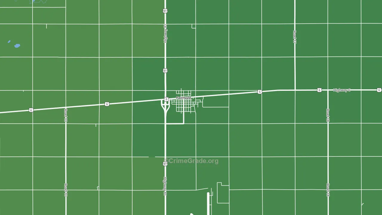 68354, NE Map of Vehicle Theft Rates