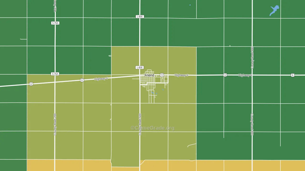 68359, NE Map of Vehicle Theft Rates