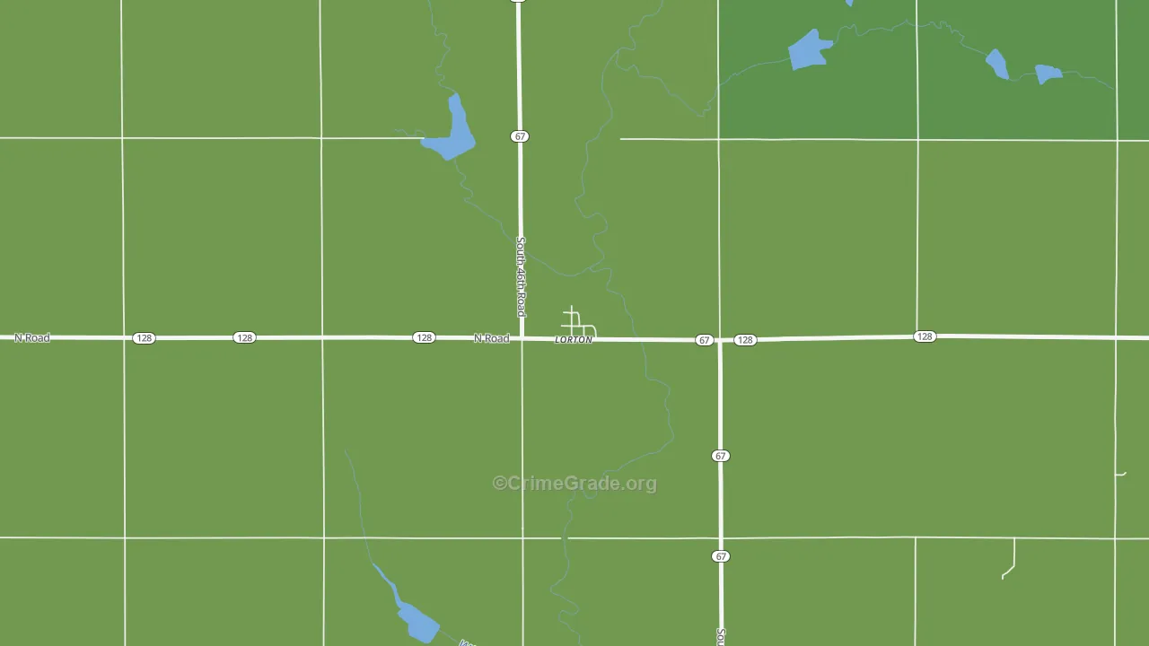 68382, NE Map of Vehicle Theft Rates