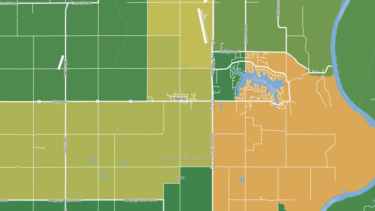 68409, NE Map of Vehicle Theft Rates
