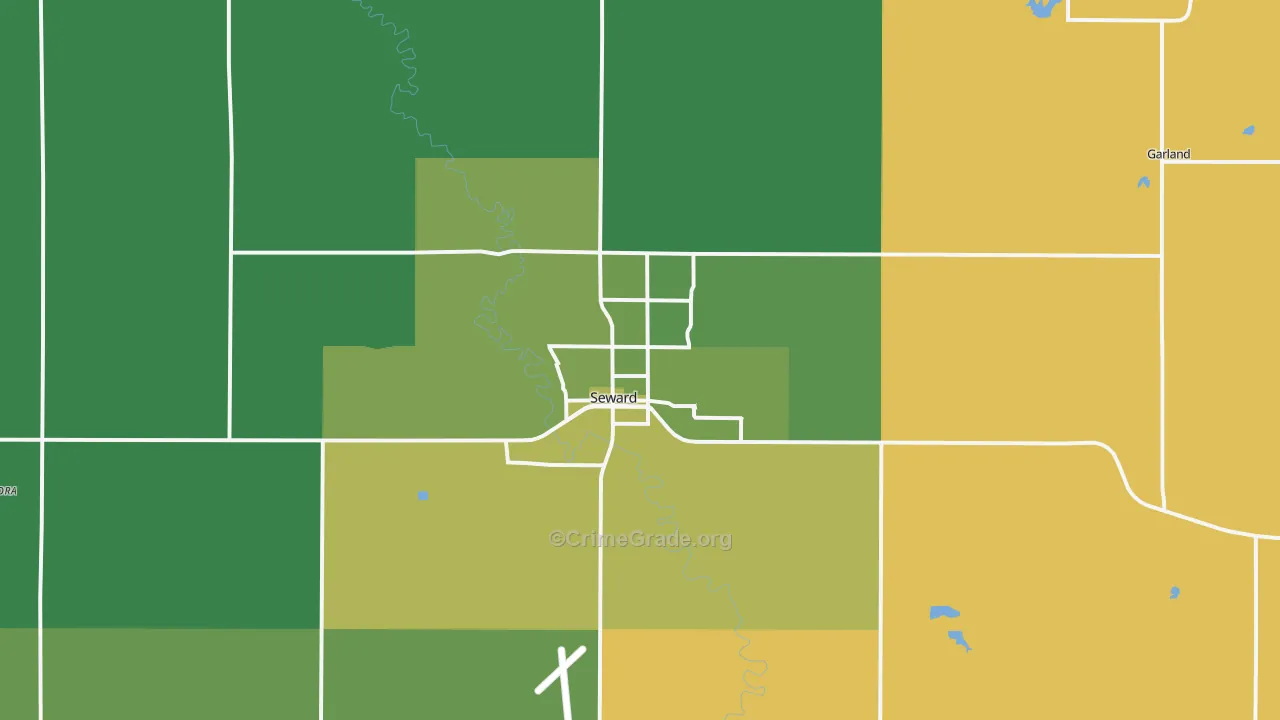 68434, NE Map of Vehicle Theft Rates