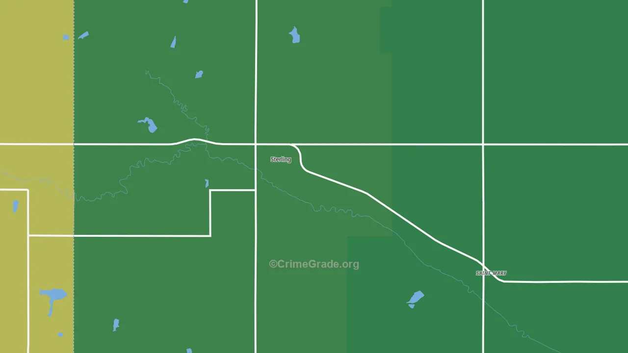 68443, NE Map of Vehicle Theft Rates