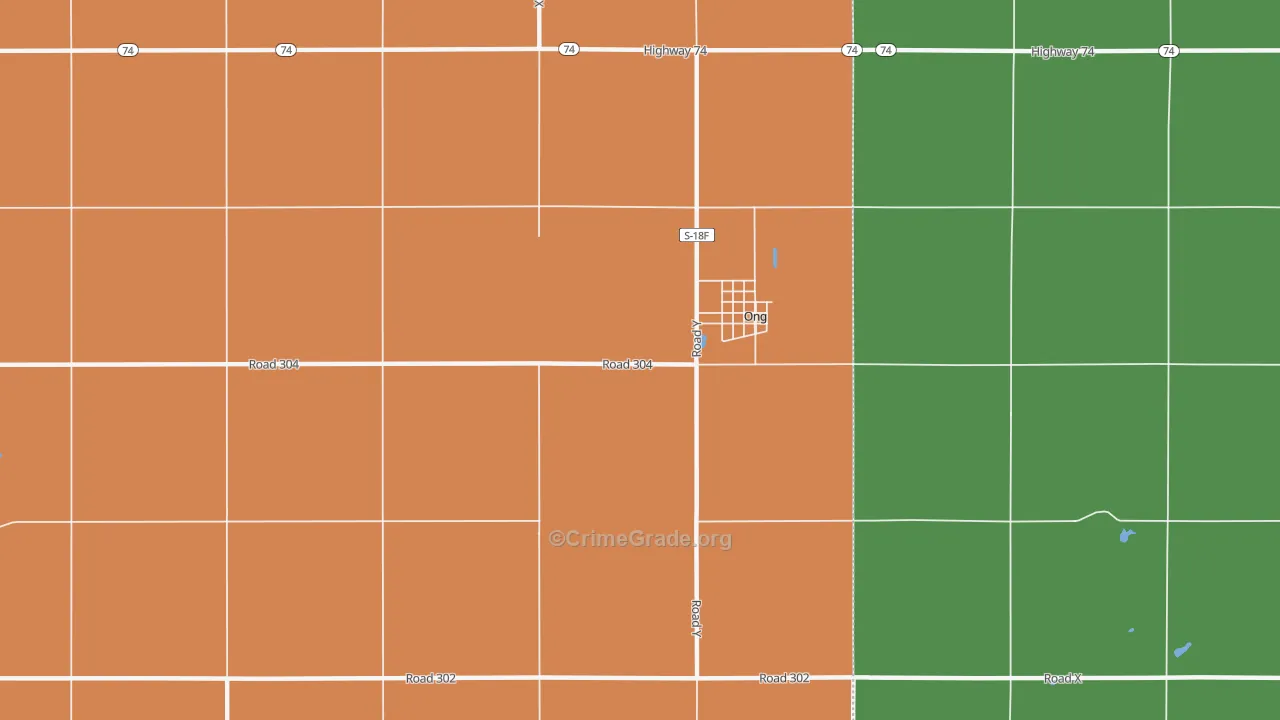68452, NE Map of Vehicle Theft Rates