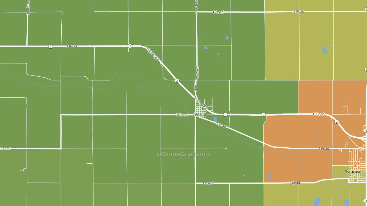 68454, NE Map of Vehicle Theft Rates
