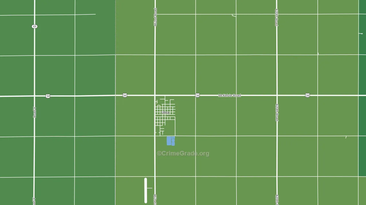 68456, NE Map of Vehicle Theft Rates
