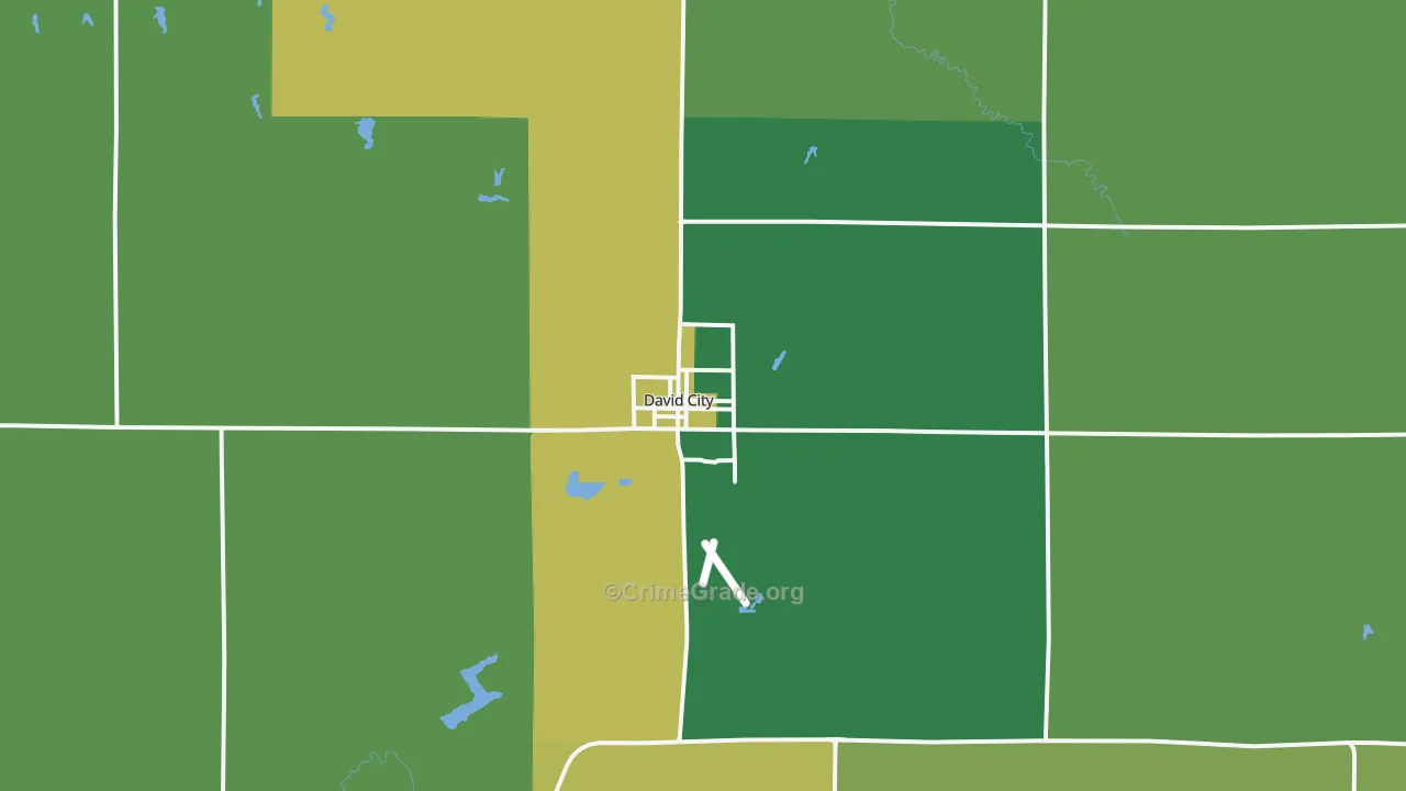 68632, NE Map of Vehicle Theft Rates
