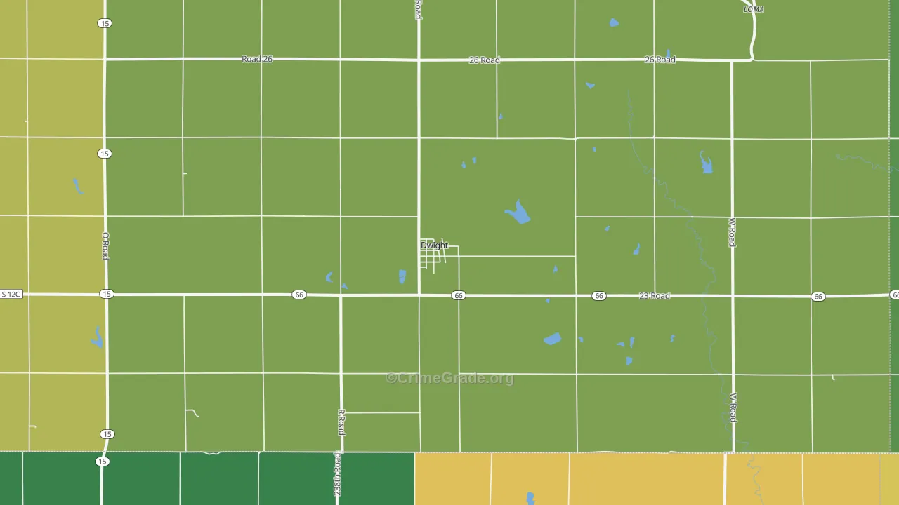 68635, NE Map of Vehicle Theft Rates