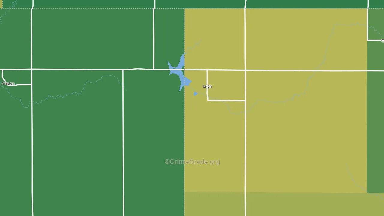 68643, NE Map of Vehicle Theft Rates