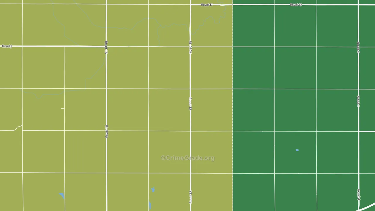 68659, NE Map of Vehicle Theft Rates