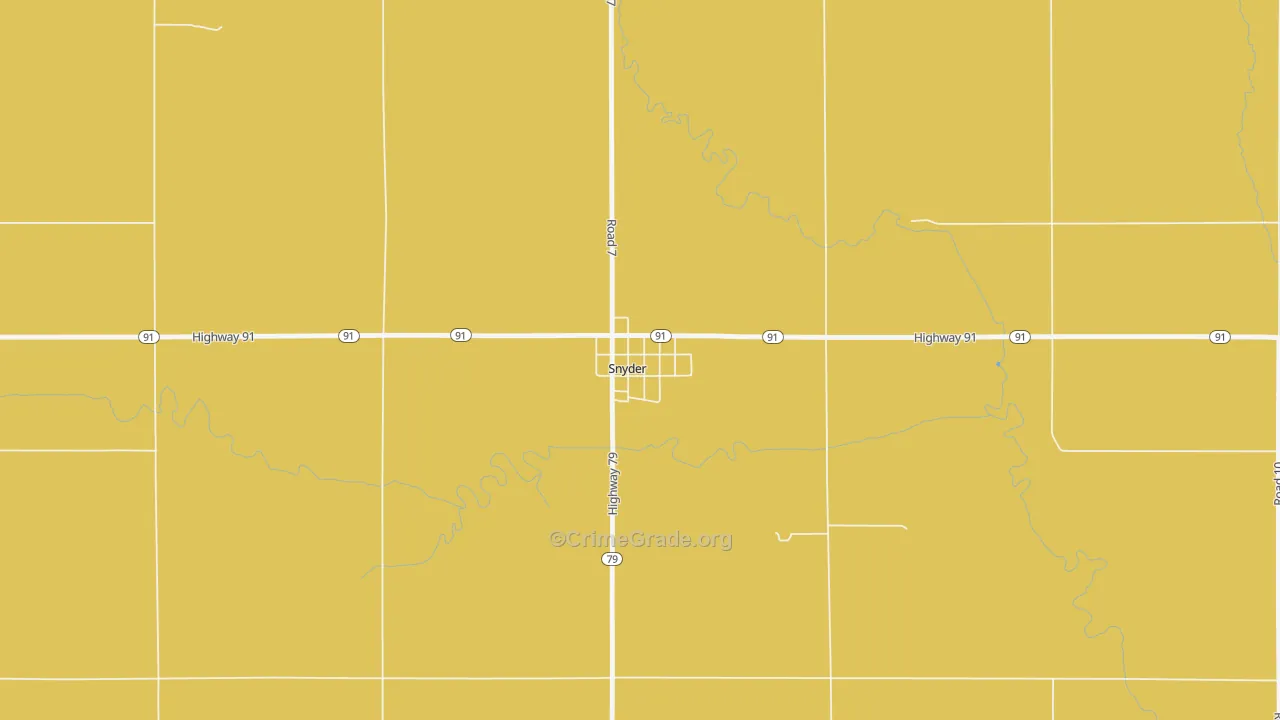 68664, NE Map of Vehicle Theft Rates