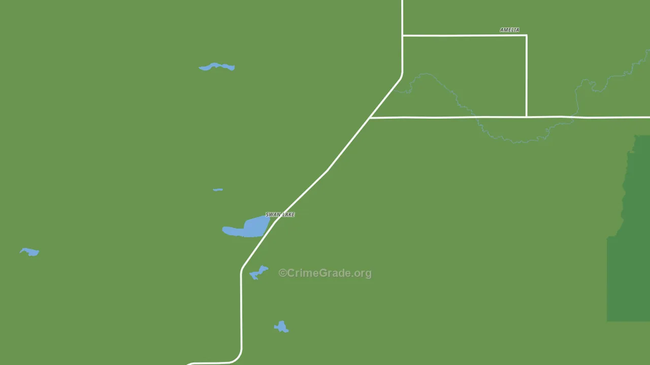68711, NE Map of Vehicle Theft Rates