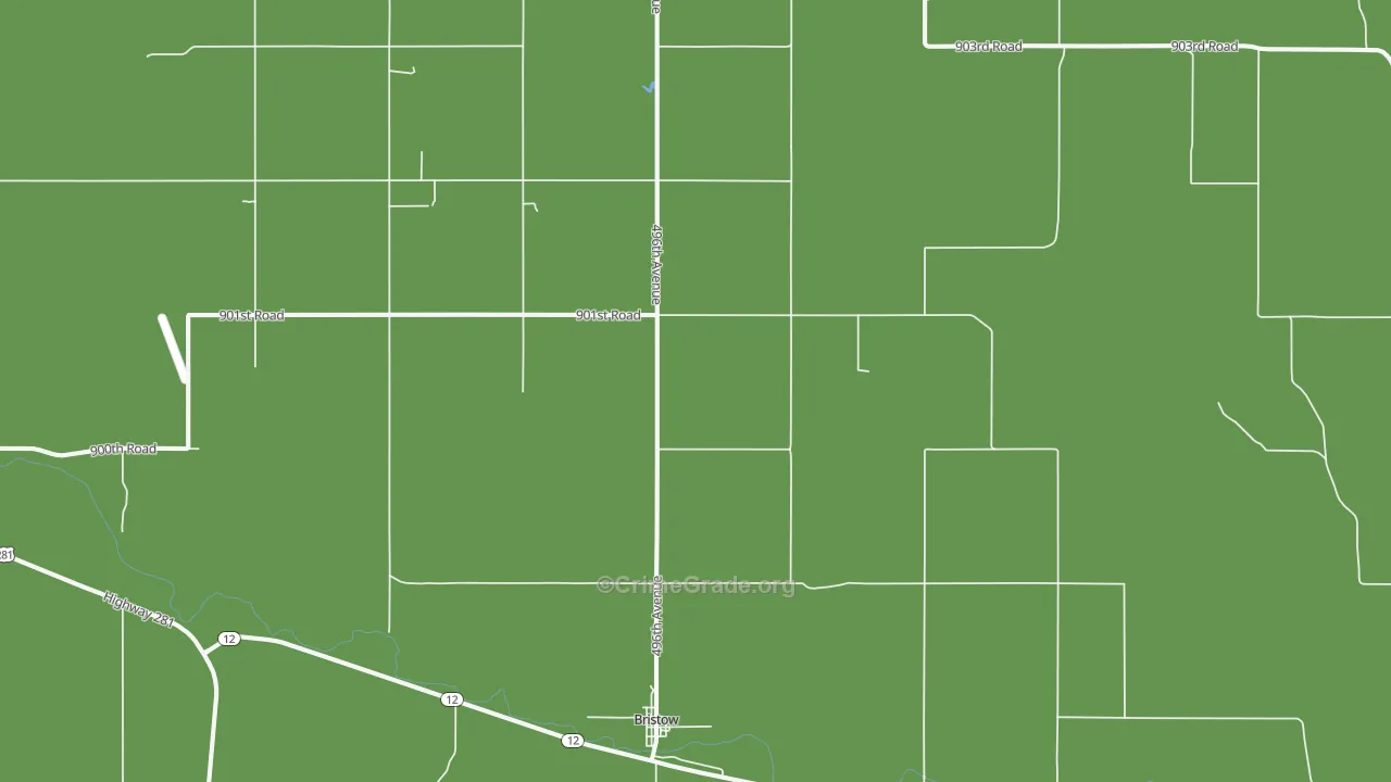 68719, NE Map of Vehicle Theft Rates