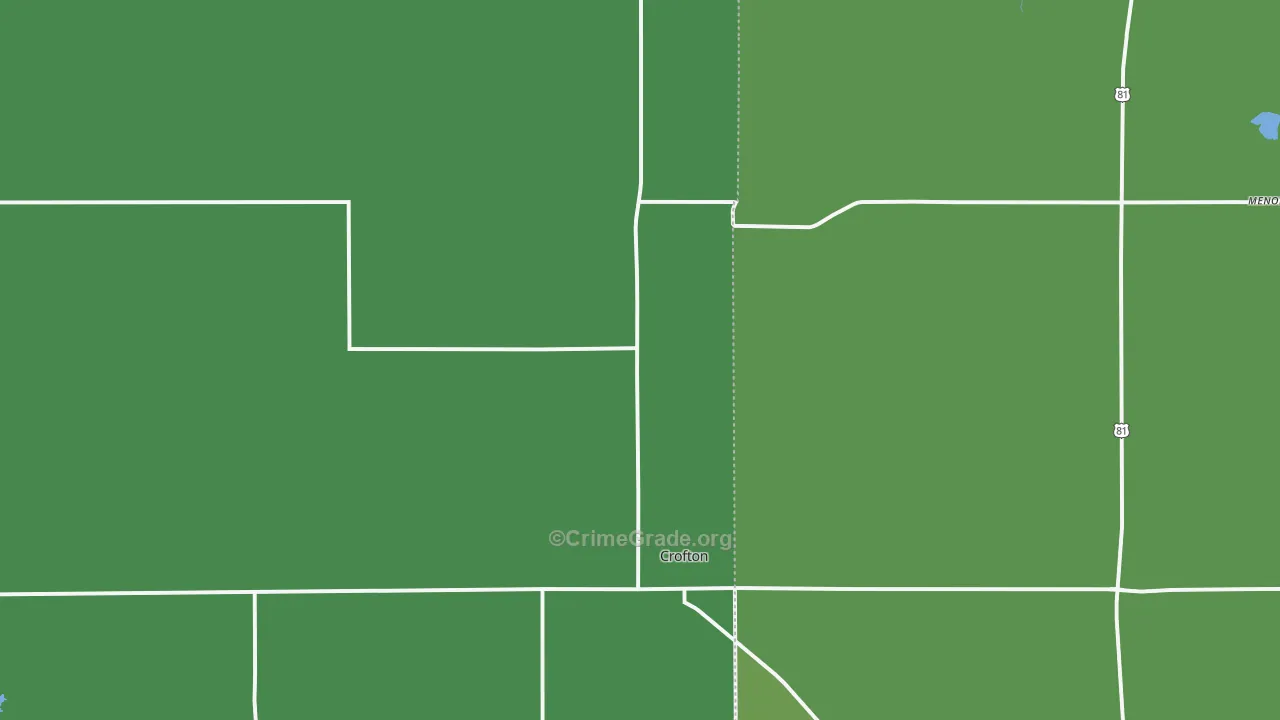 68730, NE Map of Vehicle Theft Rates