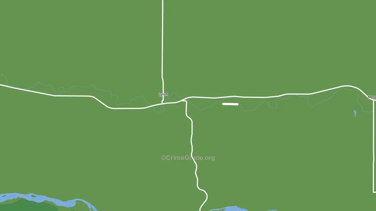 68746, NE Map of Vehicle Theft Rates