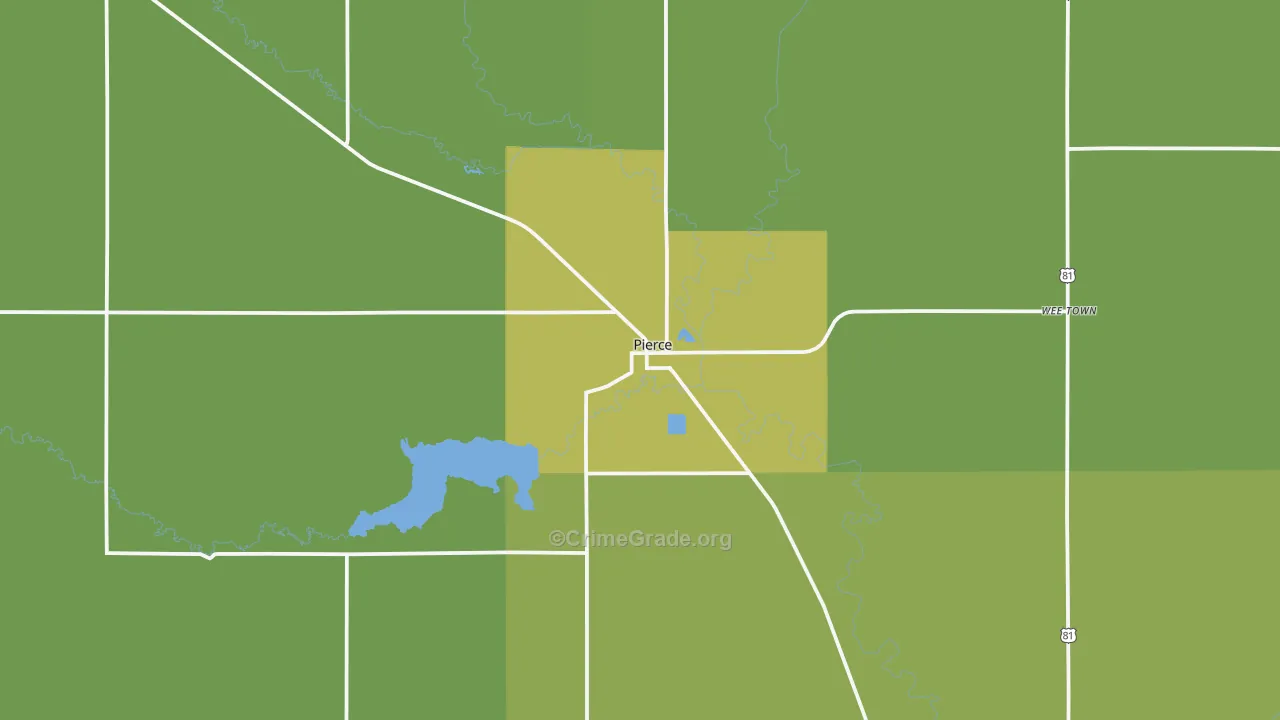 68767, NE Map of Vehicle Theft Rates
