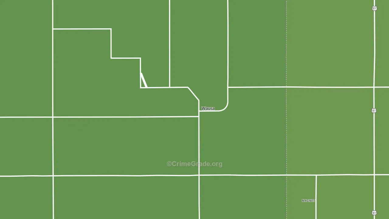 68786, NE Map of Vehicle Theft Rates