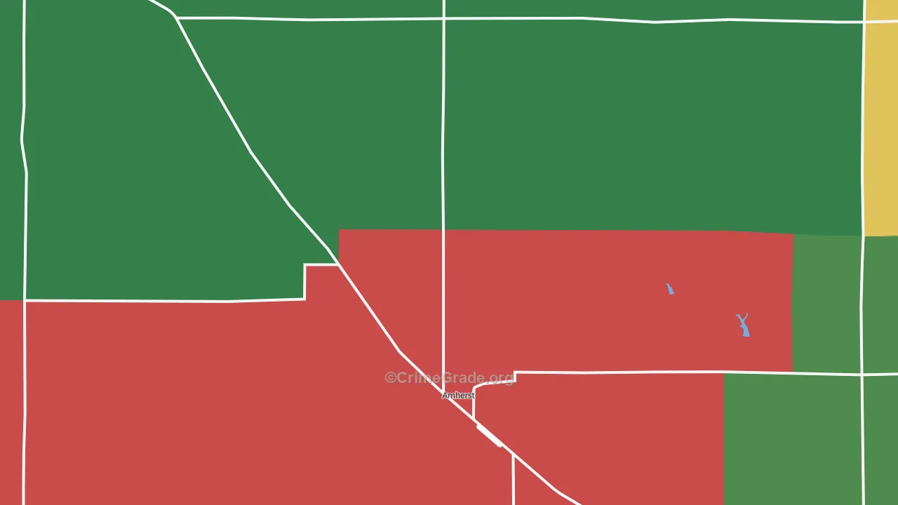 68812, NE Map of Vehicle Theft Rates