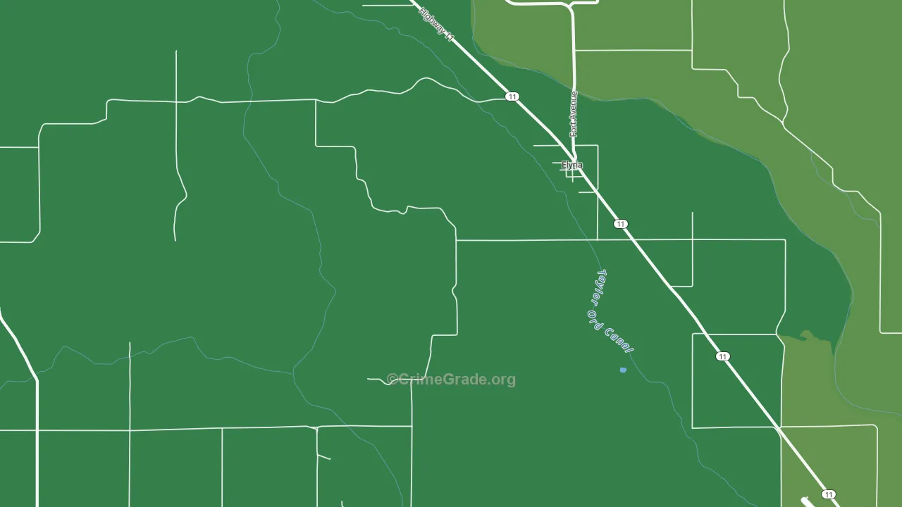 68837, NE Map of Vehicle Theft Rates