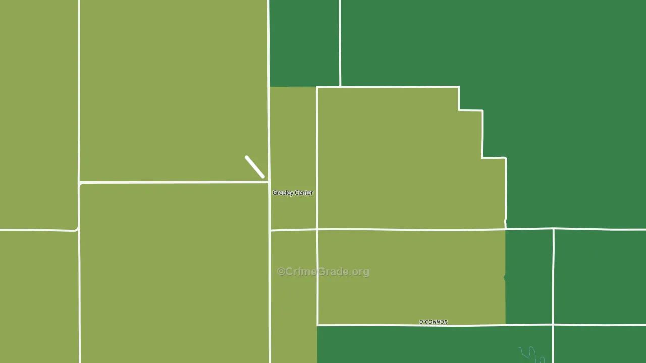 68842, NE Map of Vehicle Theft Rates
