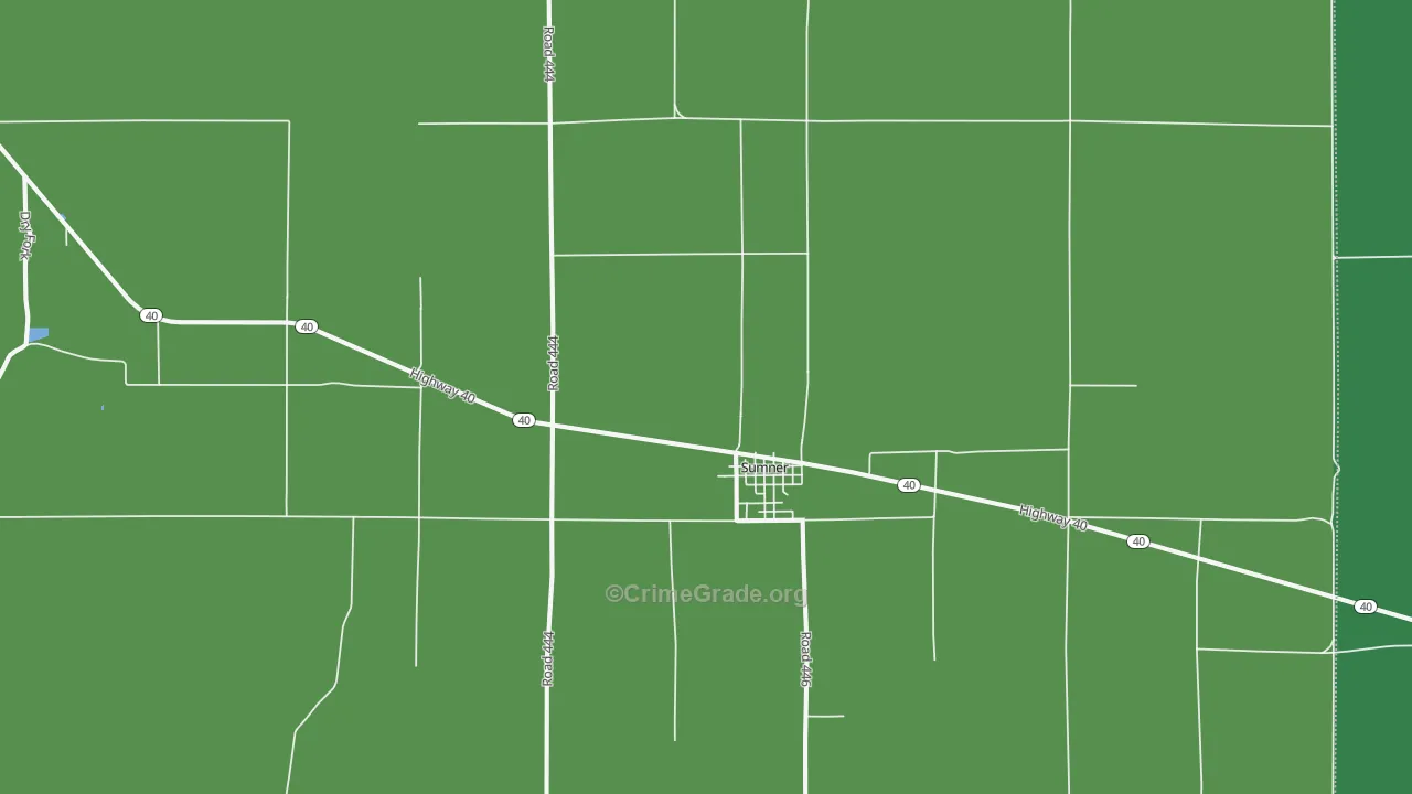 68878, NE Map of Vehicle Theft Rates