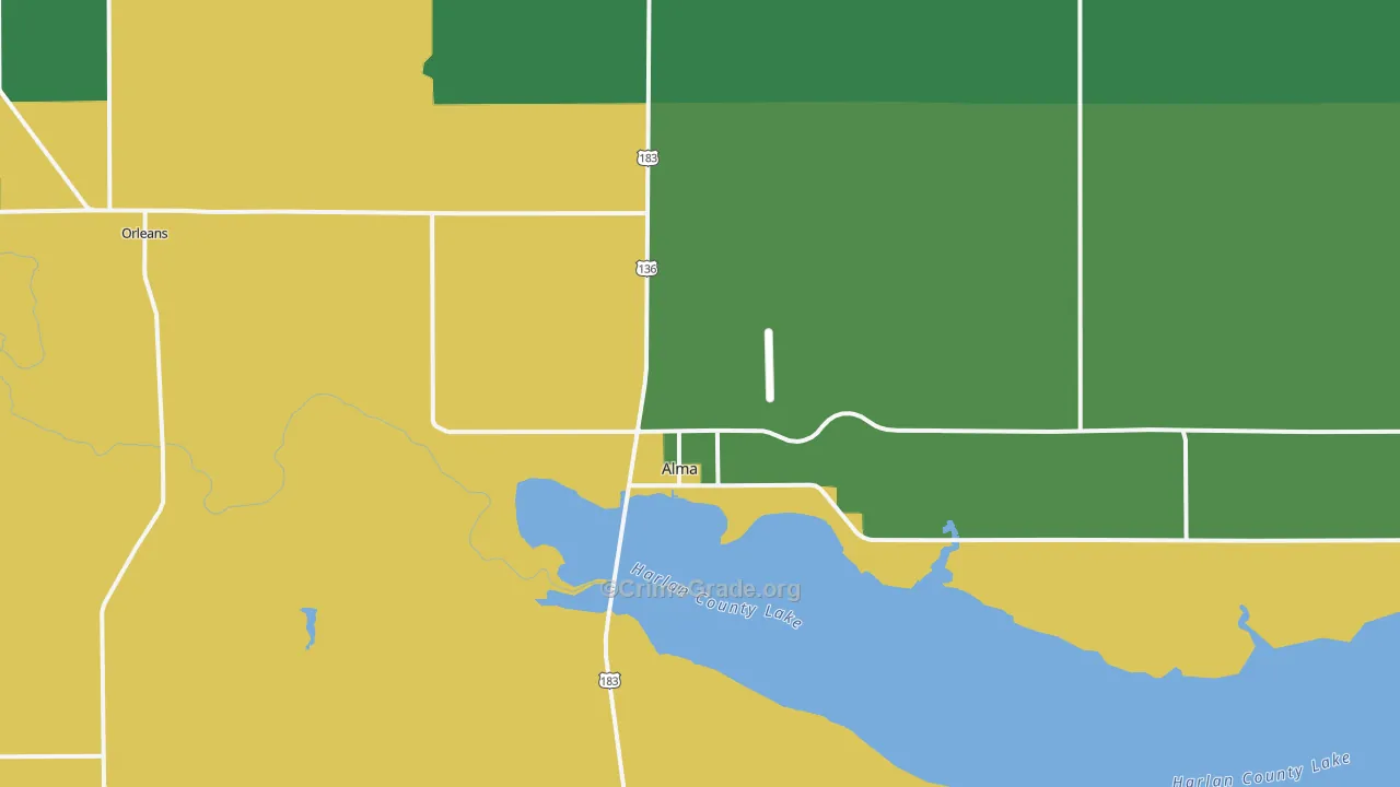 68920, NE Map of Vehicle Theft Rates