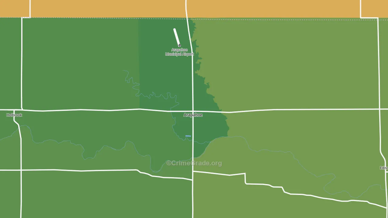 68922, NE Map of Vehicle Theft Rates