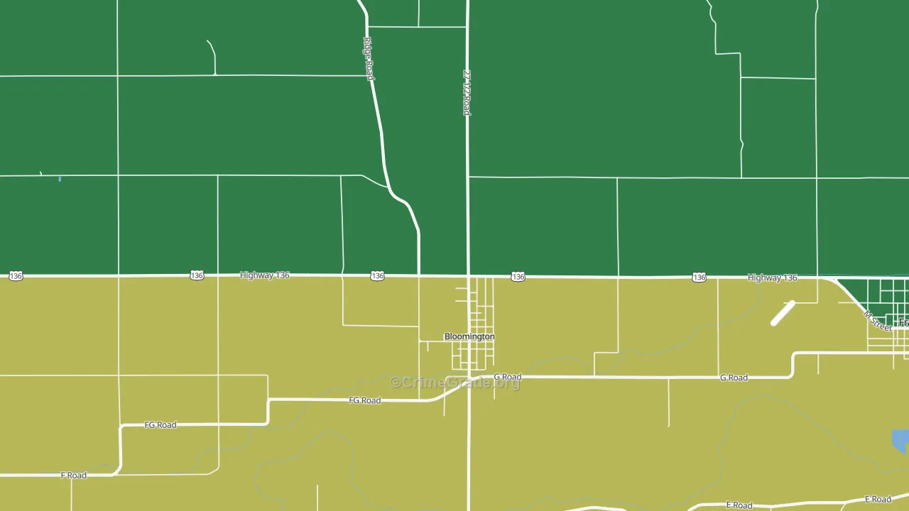 68929, NE Map of Vehicle Theft Rates