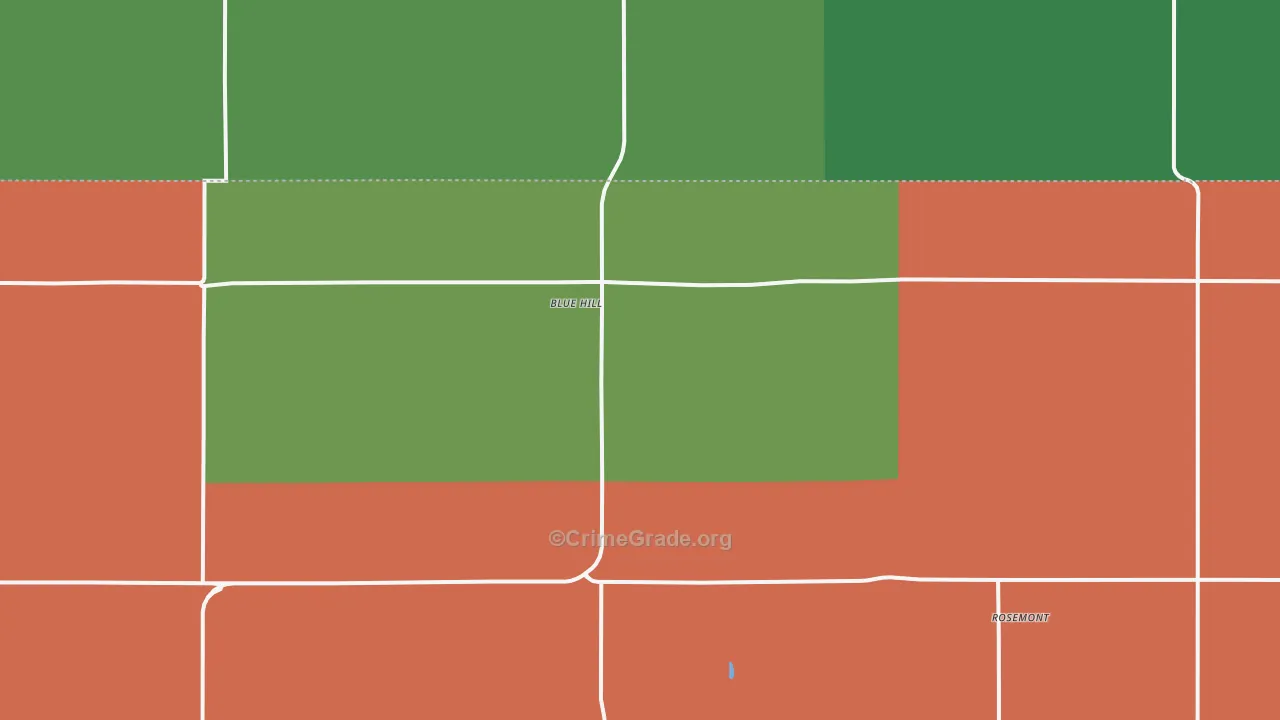 68930, NE Map of Vehicle Theft Rates