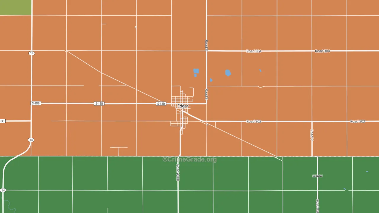68935, NE Map of Vehicle Theft Rates