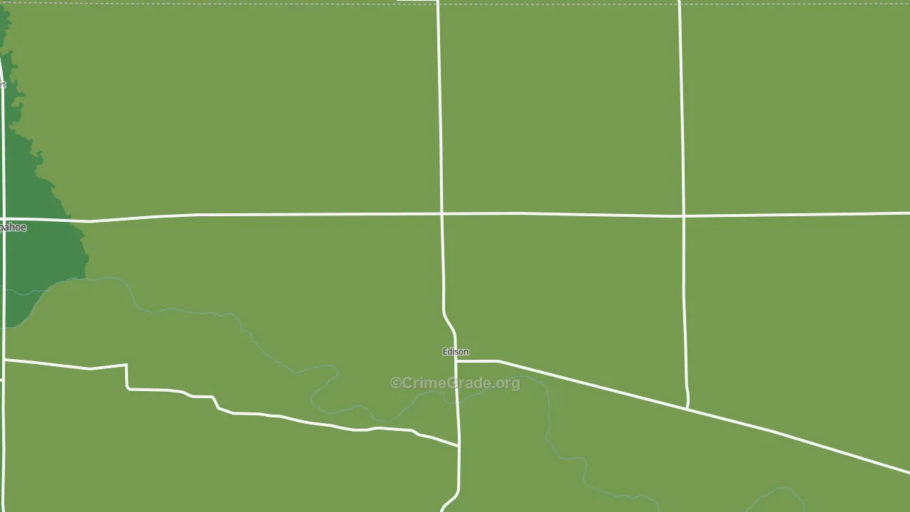 68936, NE Map of Vehicle Theft Rates