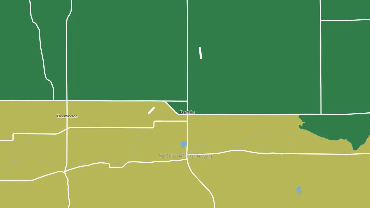 68939, NE Map of Vehicle Theft Rates